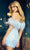 Sherri Hill 55879 - Off-Shoulder Feather Detail Cocktail Dress Cocktail Dresses
