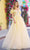 Sherri Hill 55880 - Plunging Sequin Tulle Ballgown Ball Gowns 000 / Yellow