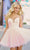 Sherri Hill 55918 - Sleeveless Empire Cocktail Dress Cocktail Dresses 000 / Blush
