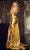 Sherri Hill 55927 - Sweetheart Metallic Jersey Evening Gown Evening Dresses 0 / Gold
