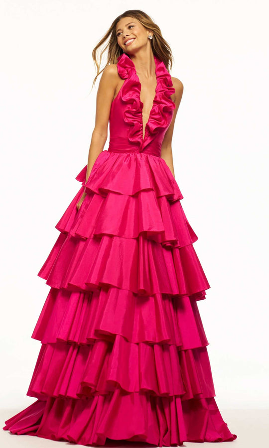 Sherri Hill 56013 - Plunging V-Neck Gown