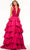 Sherri Hill 56013 - Plunging V-Neck Gown Special Occasion Dress 000 / Bright Fuchsia