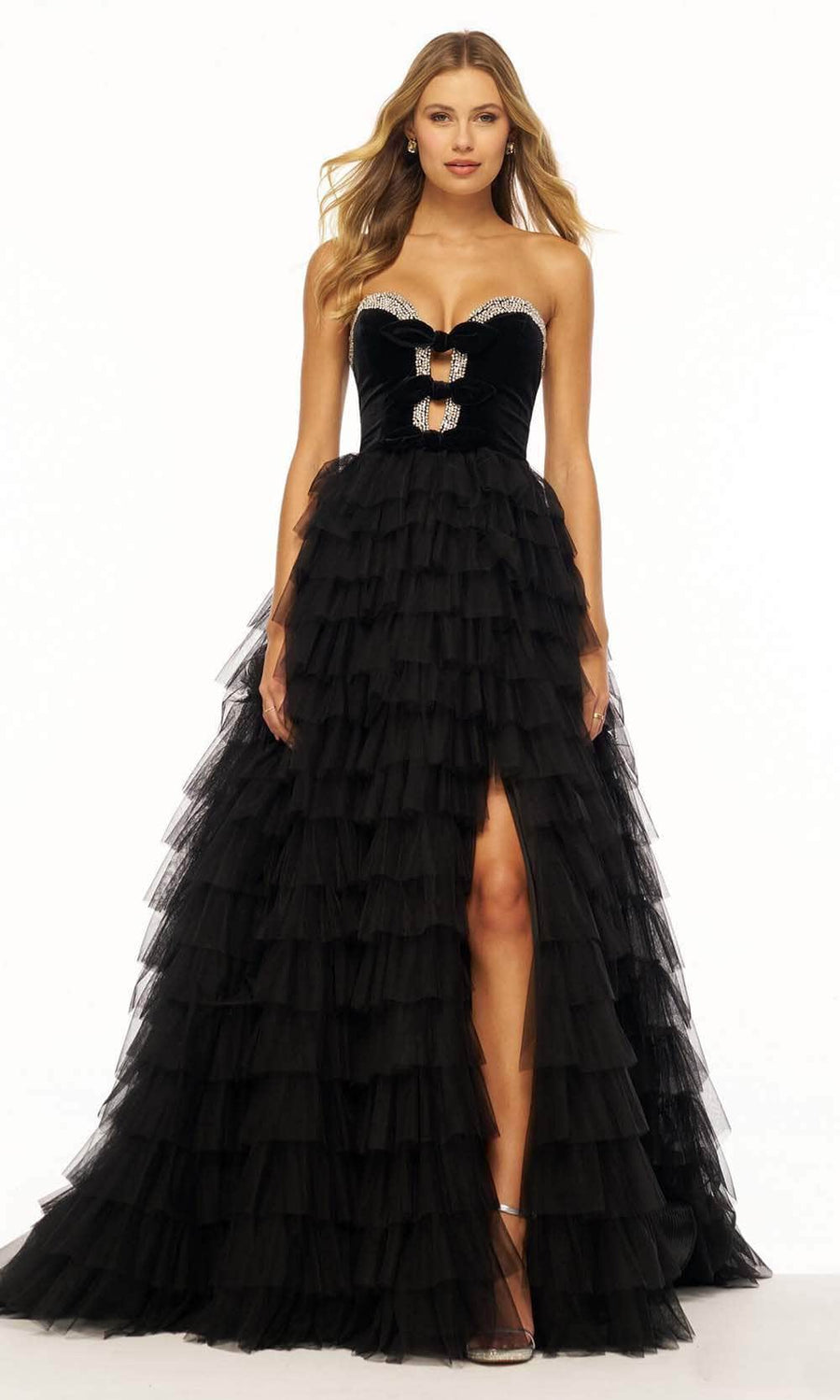 black dress with silver accents Kim And Off-shoulder Corset Maxi Tamaño:xl group_kensy Handmade Black Leather Dress