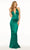 Sherri Hill 56046 - Halter Hot Stone Embellished Dress Evening Dresses 000 / Emerald