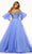 Sherri Hill 56052 - Beaded Organza Ballgown Ball Gowns 000 / Periwinkle