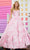 Sherri Hill 56055 - Corset Floral Ballgown Ball Gowns 000 / Pink