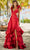 Sherri Hill 56057 - Ruched Cutout Gown Evening Dresses 000 / Red