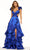 Sherri Hill 56057 - Ruched Cutout Gown Evening Dresses 000 / Royal