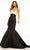 Sherri Hill 56058 - Sweetheart Cutout Mermaid Gown Prom Dresses 000 / Ivory/Black