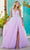 Sherri Hill 56086 - Leaf Lace Bodice Gown Evening Dresses 000 / Lilac