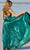 Sherri Hill 56089 - Cross Halter Metallic Gown Evening Dresses