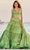 Sherri Hill 56125 - Ruffle Trimmed Gown Evening Dresses 000 / Chartreuse