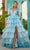 Sherri Hill 56127 - Plunging V-neck A-Line Prom Dress Prom Dresses 000 / Light Blue