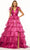 Sherri Hill 56127 - Plunging V-neck A-Line Prom Dress Prom Dresses 000 / Magenta