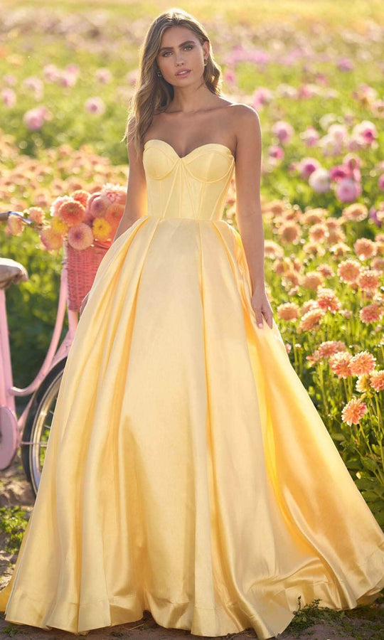 Sherri Hill 56133 - Strapless Mikado Gown