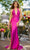 Sherri Hill 56135 - Halter Bodice Gown with Slit Prom Dresses 000 / Magenta