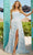 Sherri Hill 56159 - Ruffle Beaded A-Line Prom Gown Evening Dresses 000 / Light Blue
