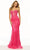 Sherri Hill 56160 - Floral Strapless Prom Dress Special Occasion Dress 000 / Fuchsia