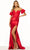 Sherri Hill 56166 - Sweetheart Lace Prom Gown Special Occasion Dress 000 / Red