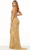 sherri hill 56204 draped straps sheath evening dress Sherri Hill Draped Beading Prom Dress 56204