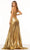 Sherri Hill 56237 - Metallic Corset Sheath Prom Gown Special Occasion Dress