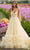 Sherri Hill 56270 - Strapless Leaf Motif Gown Evening Dresses 000 / Yellow