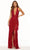 Sherri Hill 56387 - Halter Backless Evening Gown Evening Dresses 000 / Red