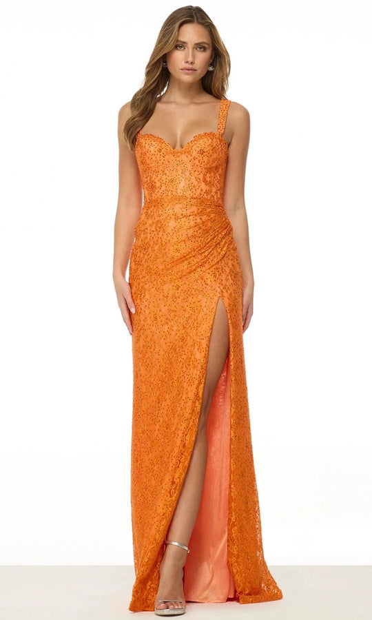 Sherri Hill 57089 - Beaded Lace Sweetheart Dress