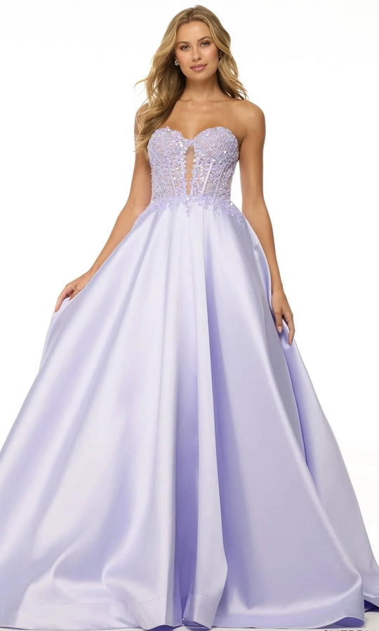 Sherri Hill 57147 - Satin Ballgown with Lace Bodice
