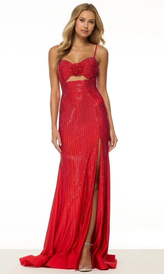 Sherri Hill 57170 - Beaded Cutout Sheath Dress