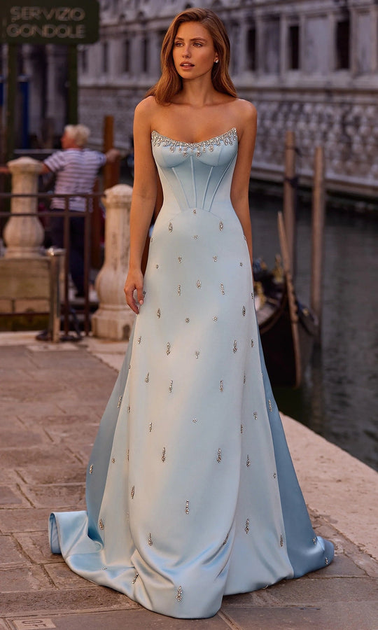 Sherri Hill 57584 - Crystal Embellished A-Line Prom Dress