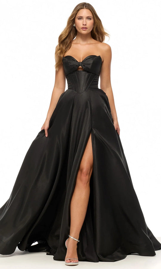 Sherri Hill 57893 - Bow Accent Sweetheart A-Line Gown
