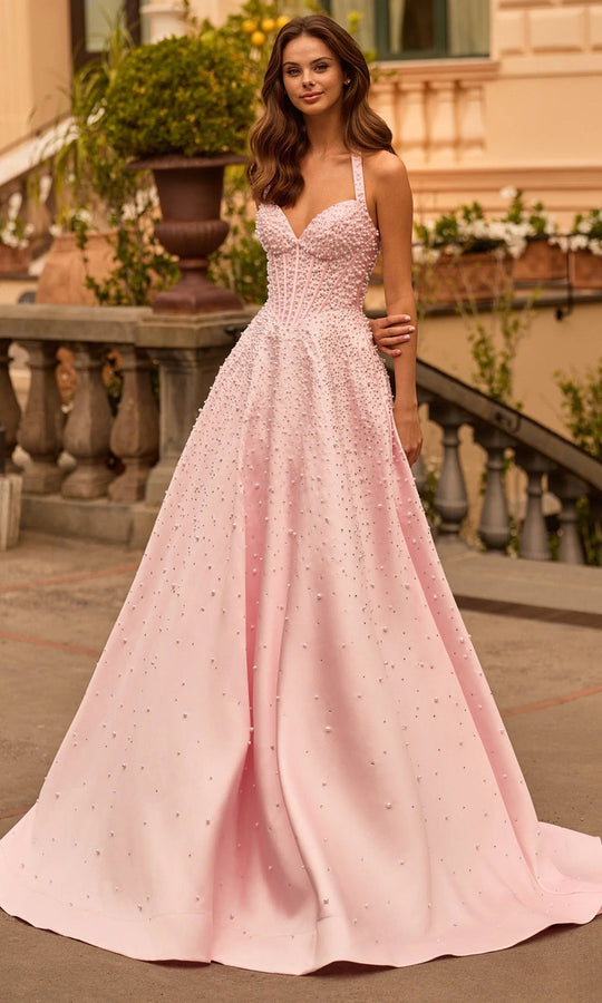 Sherri Hill 58096 Pearl Accented Dress