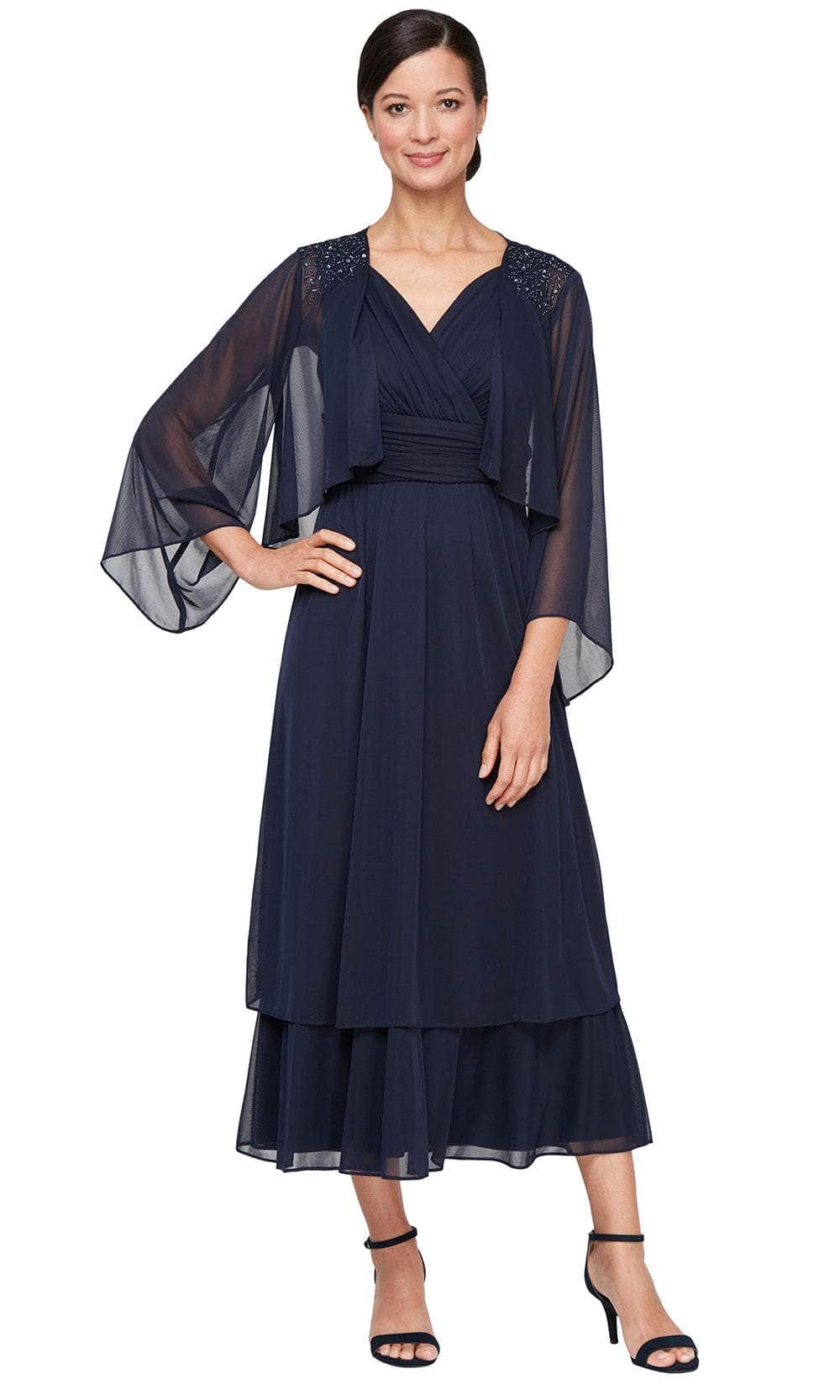 Slny S.L. Fashions Dresses (S.L.NY) 9135251 - Tea Length 100% Polyester A ...