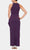 SLNY 9237208 - Ruffled Side Halter Dress Evening Dresses