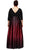 SLNY 9451111 - Ombre Quarter Sleeve A-Line Dress Evening Dresses