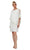 SLNY SL111176 - Asymmetric Capelet Formal Dress Cocktail Dresses 16 / Coronet/Silver