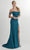 Studio 17 Prom 12907 - Off-Shoulder Corset back Evening Dress Evening Dresses 0 / Teal