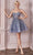 Sweetheart Corset Homecoming Dress 9243 Cocktail Dresses XXS / Smoky Blue