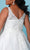 Sydney's Closet Bridal SC5274 - Plunging Neck A-line Bridal Gown Wedding Dresses