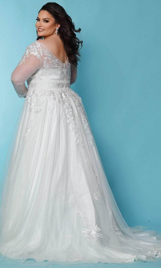 Sydney's Closet Bridal SC5282 - Glittered A-line Bridal Gown
