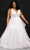 Sydney's Closet Bridal SC5285 - Sleeveless Tiered Tulle Ballgown Ball Gowns 14 / Ivory