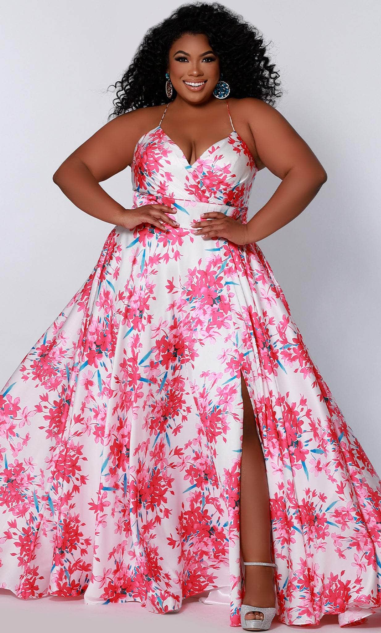 Sydney's Closet - CE2206 Floral Sleeveless Maxi Dress – Couture Candy