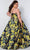 Sydney's Closet CE2207 - Floral Sleeveless Prom Dress Evening Dresses