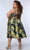 Sydney's Closet CE2209 - Sleeveless Floral Tea-Length Dress Cocktail Dresses