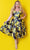 Sydney's Closet CE2209 - Sleeveless Floral Tea-Length Dress Cocktail Dresses