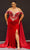 Sydney's Closet - JK2202 Plunging V-neck Evening Gown Prom Dresses