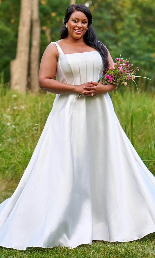 Sydney's Closet SC5334 - Long Beaded Mesh Mermaid Dress