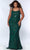 Sydney's Closet SC7332 - Sequined Scoop Formal Gown Evening Dresses 14 / Forest