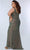 Sydney's Closet SC7339 - Sequin Embellished Plunging V-Neck Prom Dress Prom Dresses